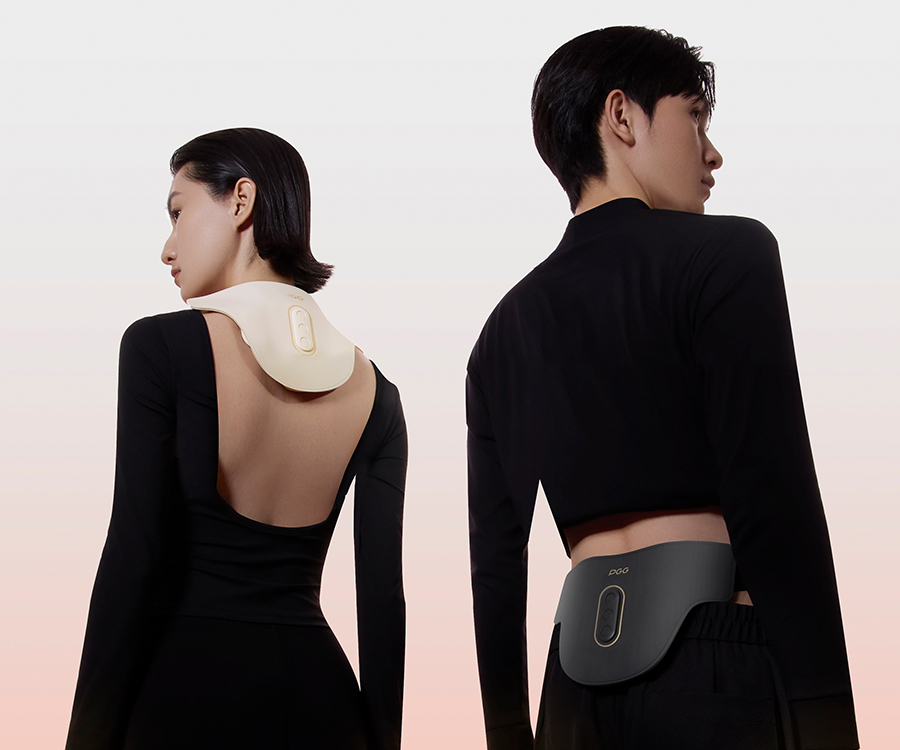 W9腰颈按摩仪,首创腰颈一体<br>缓腰痛去颈酸,PGG按摩仪